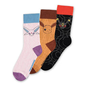 Pokémon Pack de 3 Calcetines Eevee Evolution 2.0 35-38
