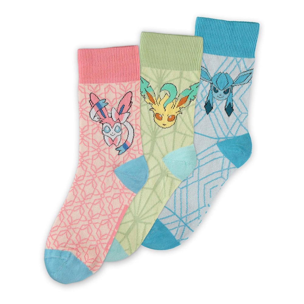 Pokémon Pack de 3 Calcetines Eevee Evolution 3.0 39-42