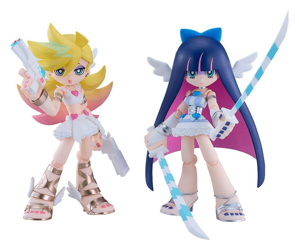 New Panty & Stocking with Garterbelt Figma pack de 2 Figuras Panty & Stocking: Angel ver. 12 cm Frikytopia