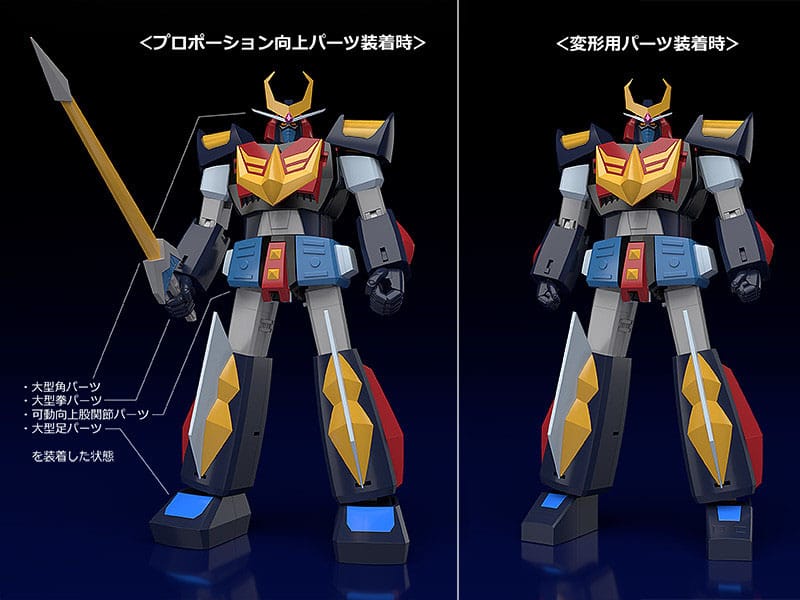 Space Warrior Baldios Maqueta Moderoid Plastic Model Kit Baldios 18 cm