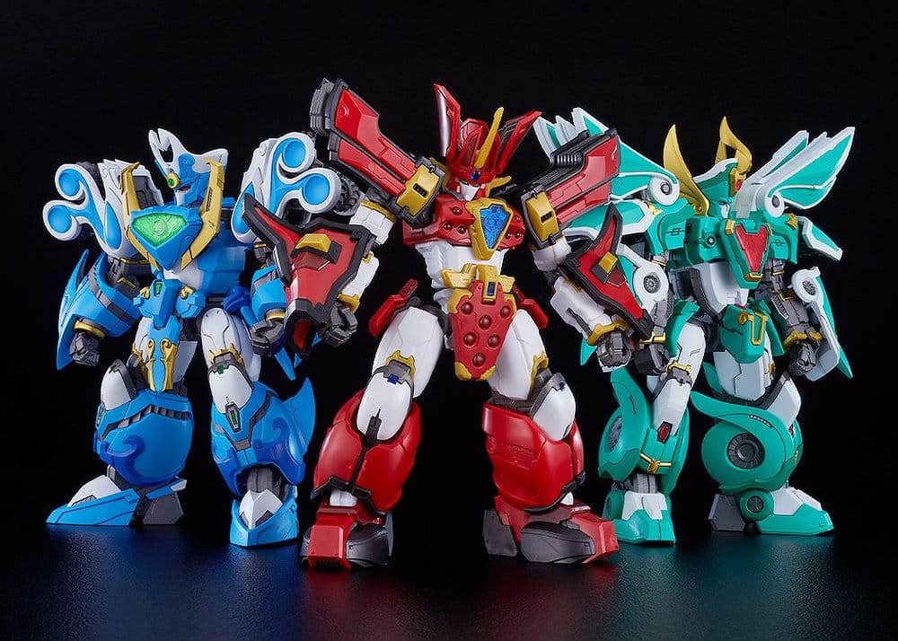 Mado King Granzort Maqueta Plastic Model Kit Moderoid King's Style Aquabeat 18 cm