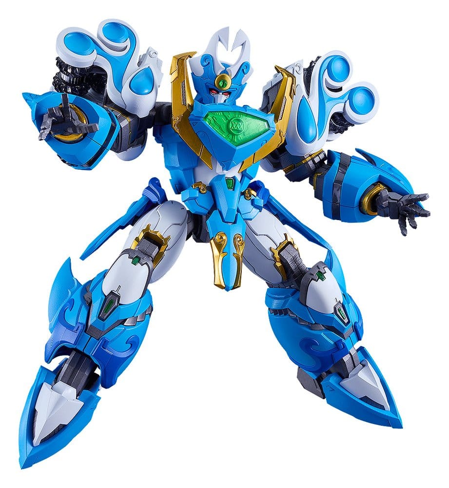 Mado King Granzort Maqueta Plastic Model Kit Moderoid King's Style Aquabeat Gold Edition 18 cm Frikytopia