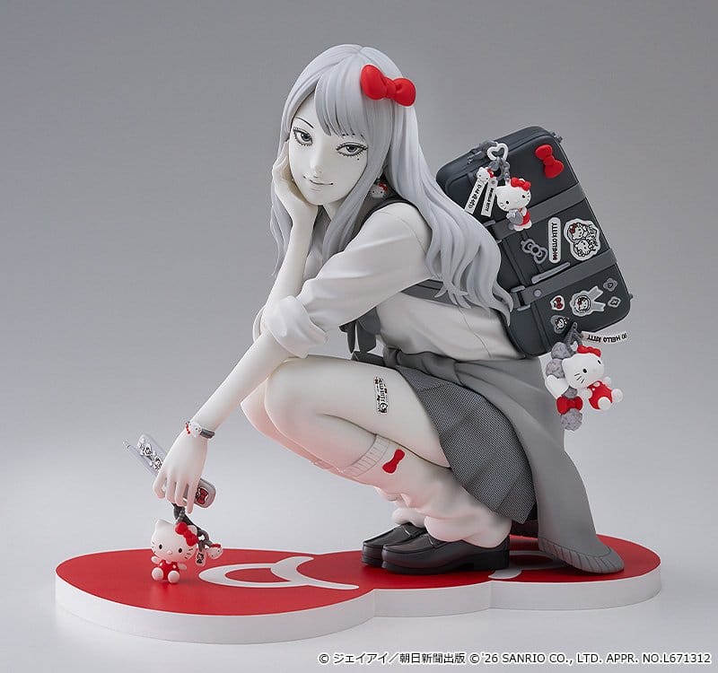 Junji Ito Figura PVC Gyaru Tomie x Hello Kitty 14 cm