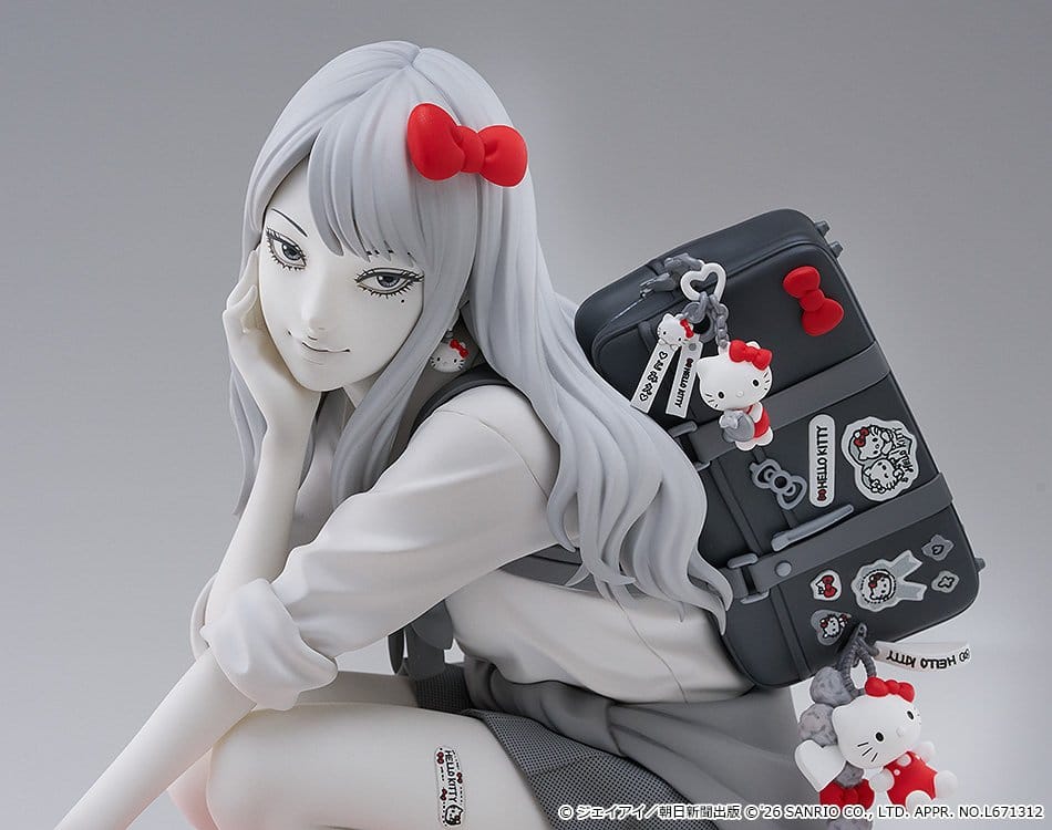 Junji Ito Figura PVC Gyaru Tomie x Hello Kitty 14 cm