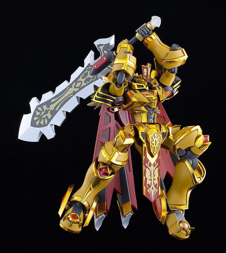 Knight's & Magic Maqueta Plastic Model Kit Moderoid Goldleo: Royal Metallic Ver. 14 cm