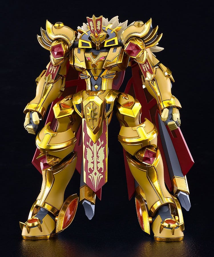 Knight's & Magic Maqueta Plastic Model Kit Moderoid Goldleo: Royal Metallic Ver. 14 cm