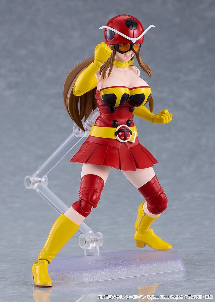 Tojima Wants to Be a Kamen Rider Figma Figura Yuriko Okada (Electro-Wave Human Tackle Ver.) 14 cm
