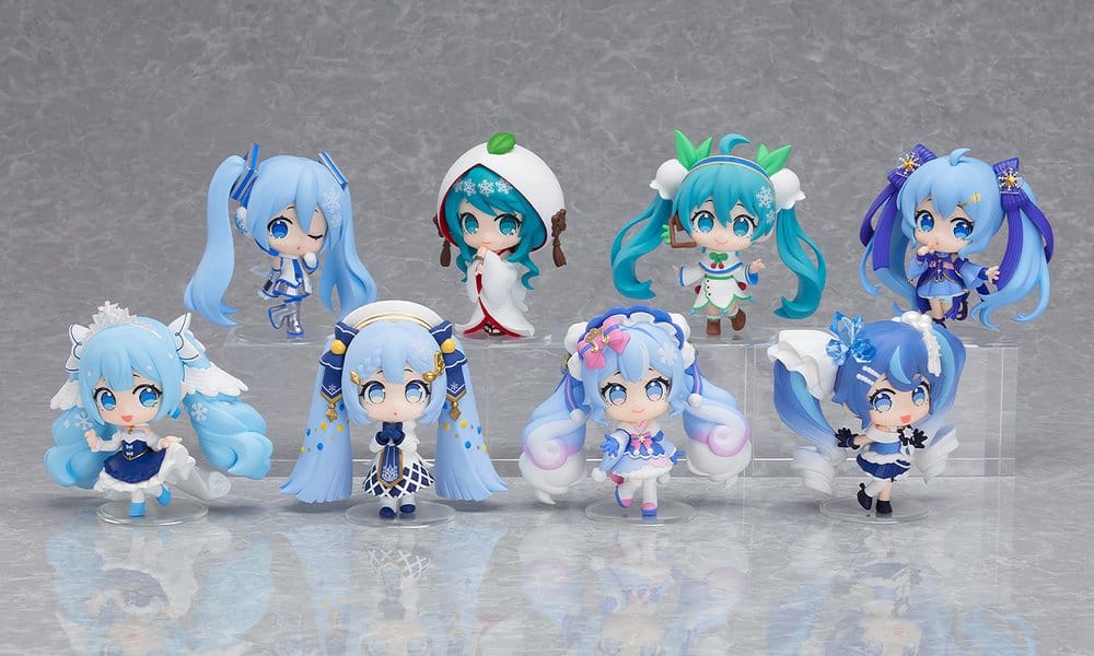 Character Vocal Series 01: Hatsune Miku Figuras Mini Snow Miku All Stars Figure Collection Vol. 2 8 cm Surtido Blind Box (8)
