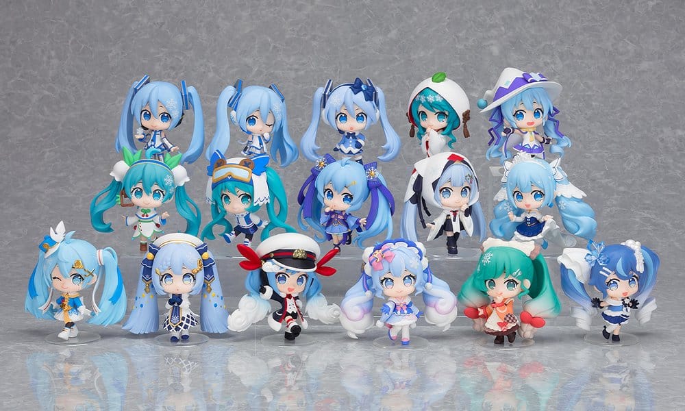 Character Vocal Series 01: Hatsune Miku Figuras Mini Snow Miku All Stars Figure Collection Vol. 2 8 cm Surtido Blind Box (8)
