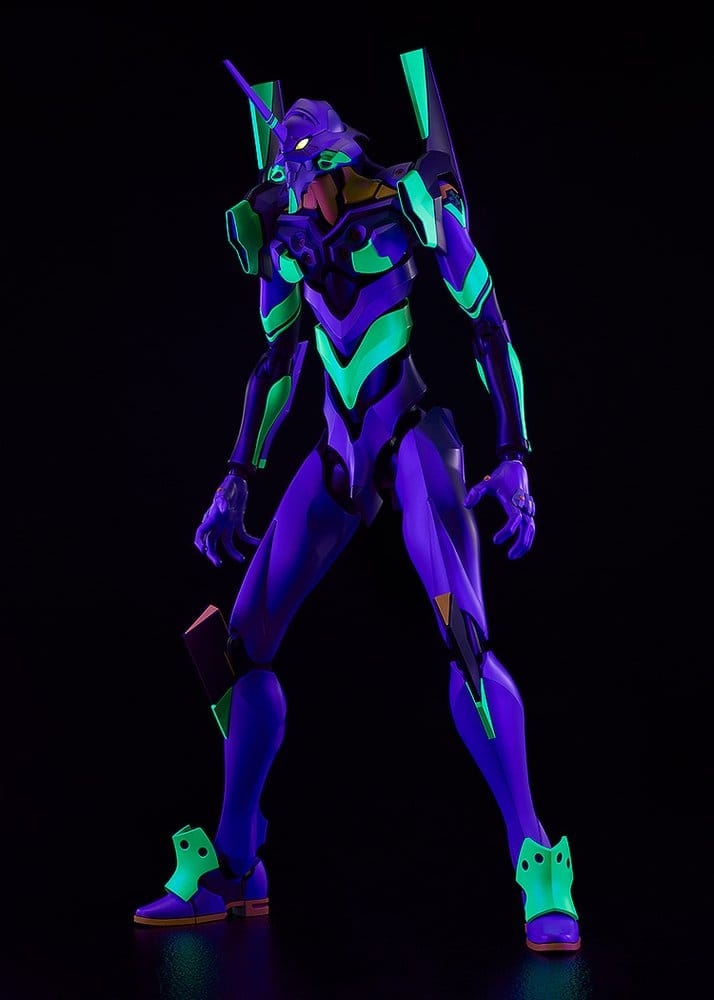 Rebuild of Evangelion Maqueta Plastic Model Kit Moderoid DX-SCALE Evangelion Test Type-01 Luminous Set Edition 26 cm