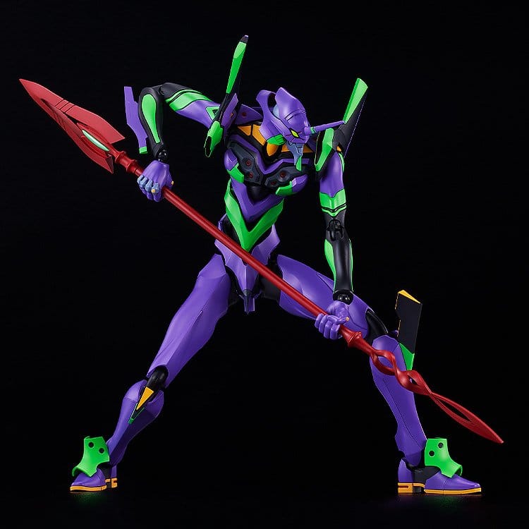 Rebuild of Evangelion Maqueta Plastic Model Kit Moderoid DX-SCALE Evangelion Test Type-01 Luminous Set Edition 26 cm