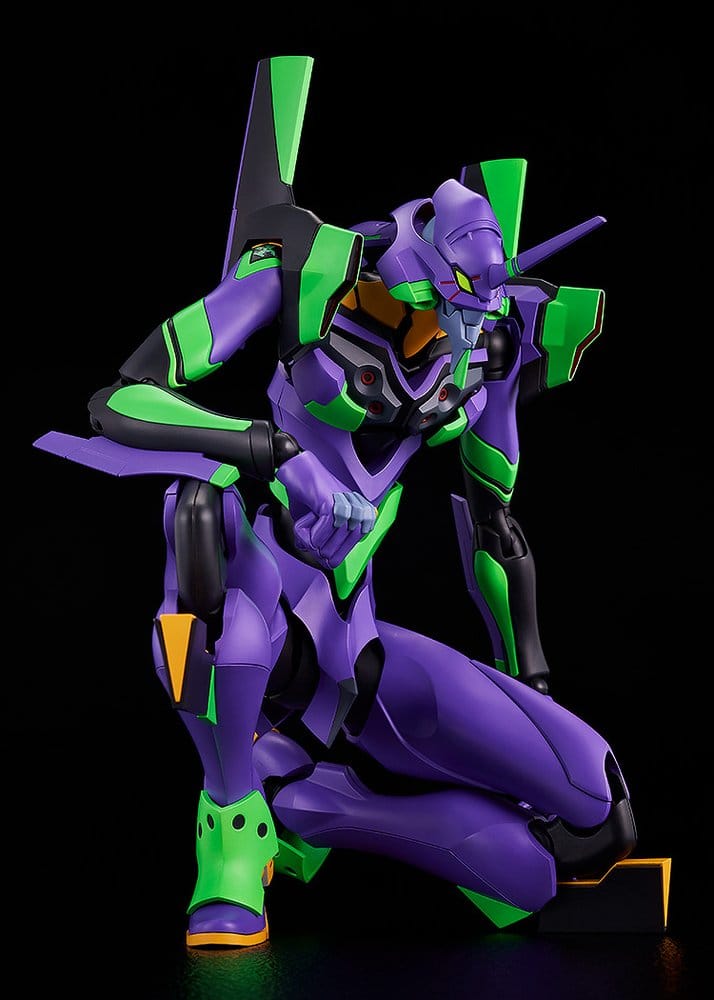 Rebuild of Evangelion Maqueta Plastic Model Kit Moderoid DX-SCALE Evangelion Test Type-01 Luminous Set Edition 26 cm