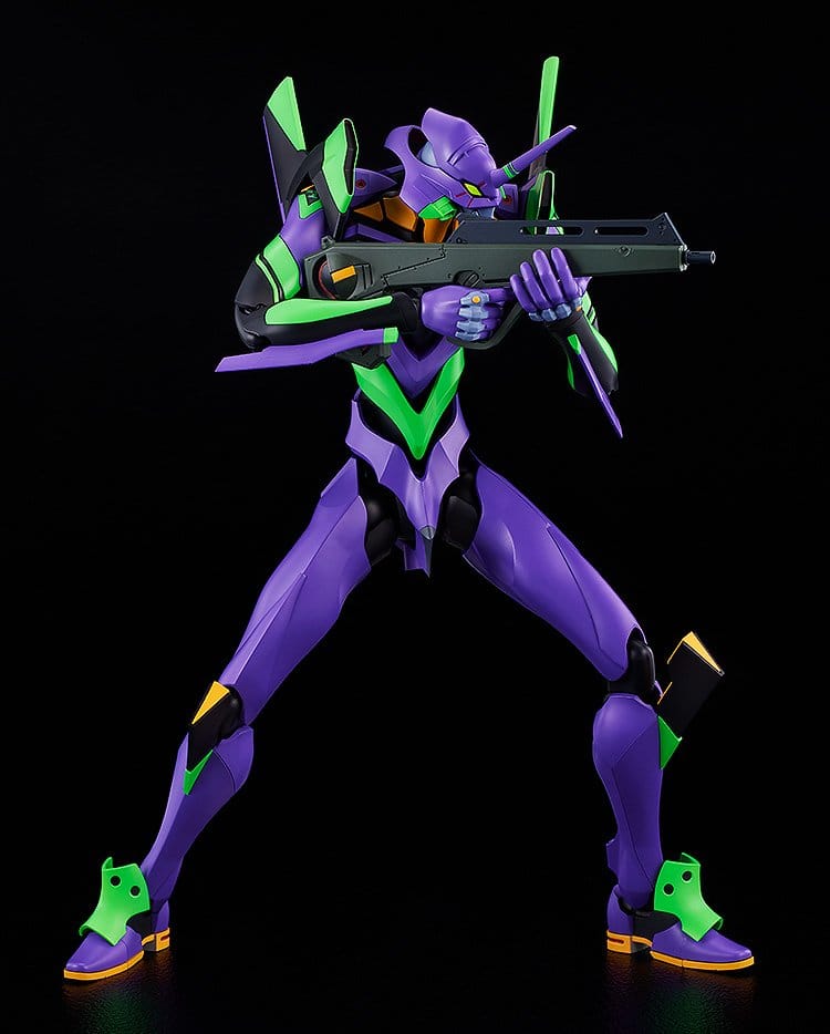 Rebuild of Evangelion Maqueta Plastic Model Kit Moderoid DX-SCALE Evangelion Test Type-01 Luminous Set Edition 26 cm