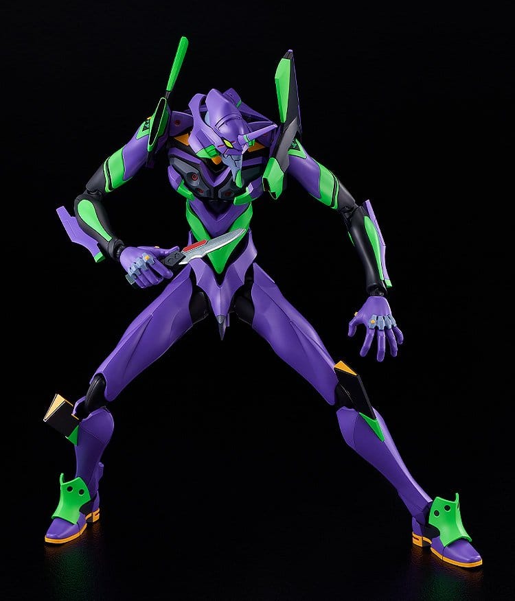 Rebuild of Evangelion Maqueta Plastic Model Kit Moderoid DX-SCALE Evangelion Test Type-01 Luminous Set Edition 26 cm