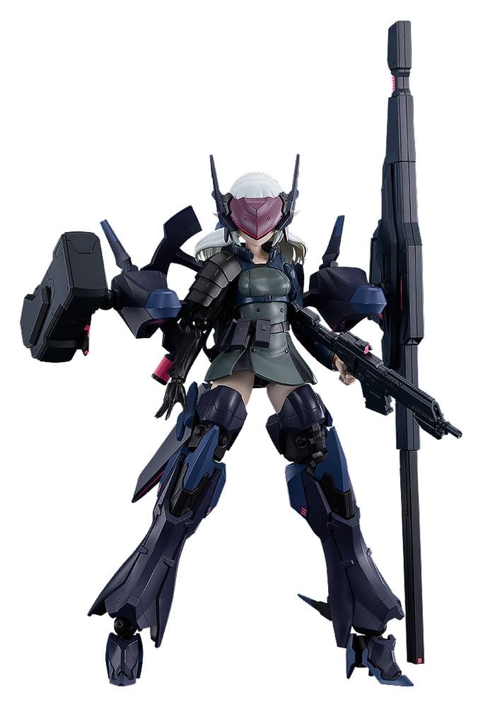Dolls Nest Maqueta Plastic Model Kit Plamatea Armored Soldier of Unknown Affiliation 17 cm