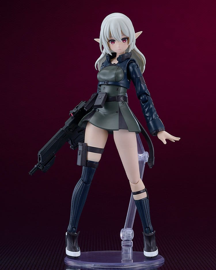 Dolls Nest Maqueta Plastic Model Kit Plamatea Armored Soldier of Unknown Affiliation 17 cm