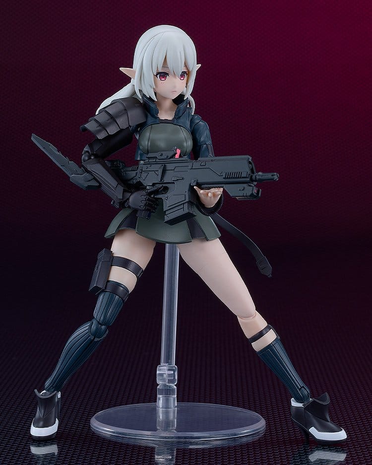 Dolls Nest Maqueta Plastic Model Kit Plamatea Armored Soldier of Unknown Affiliation 17 cm