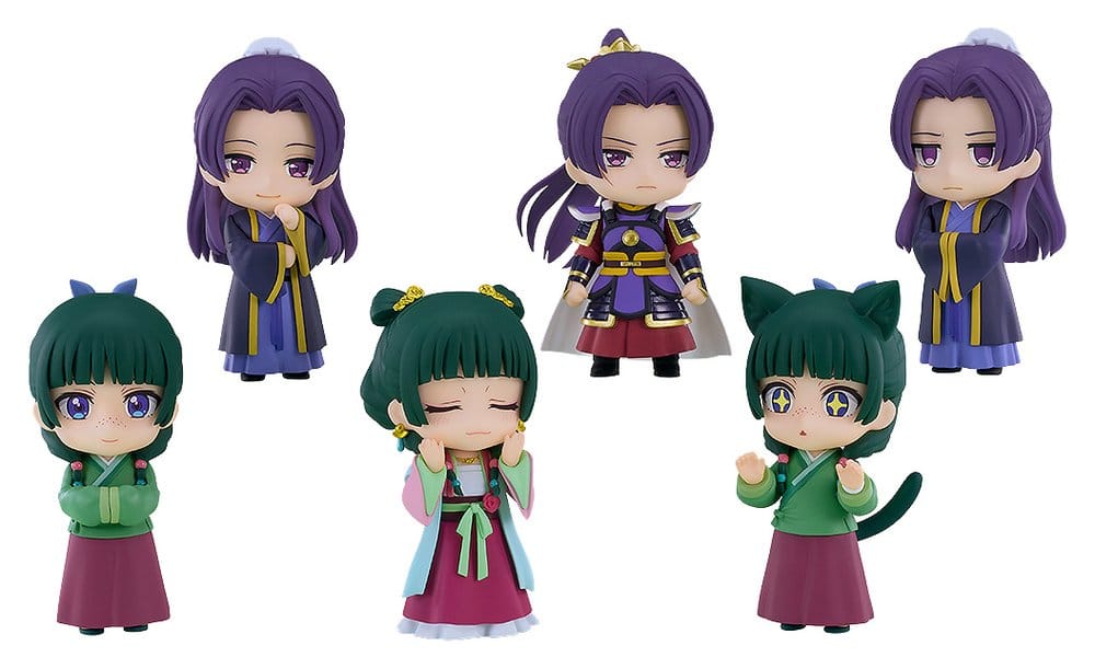 The Apothecary Diaries Nendoroid Surprise Figuras Mini Maomao & Jinshi Collection 7 cm Blind Box Expositor (6)