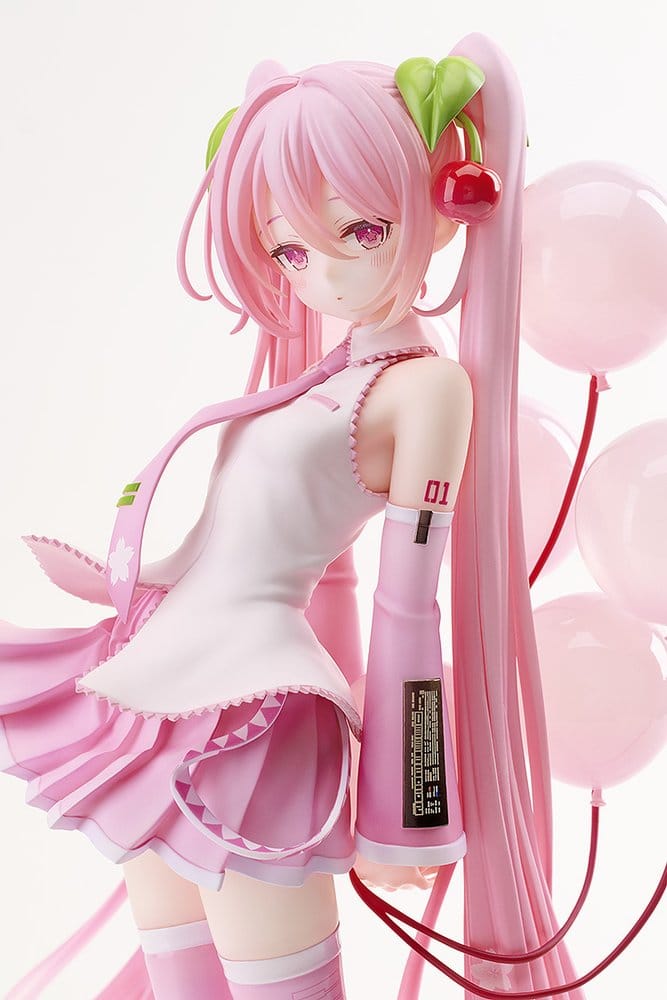 Character Vocal Series 01: Hatsune Miku G.S. Collection [SC] Figura PVC 1/7 Sakura Miku: GSC Illustration Contest Ver. 26 cm