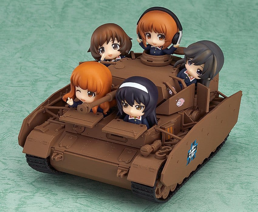 Girls und Panzer das Finale Nendoroid More Veículo Panzer Kampfwagen IV Ausf.D (H Ver.) 8 cm