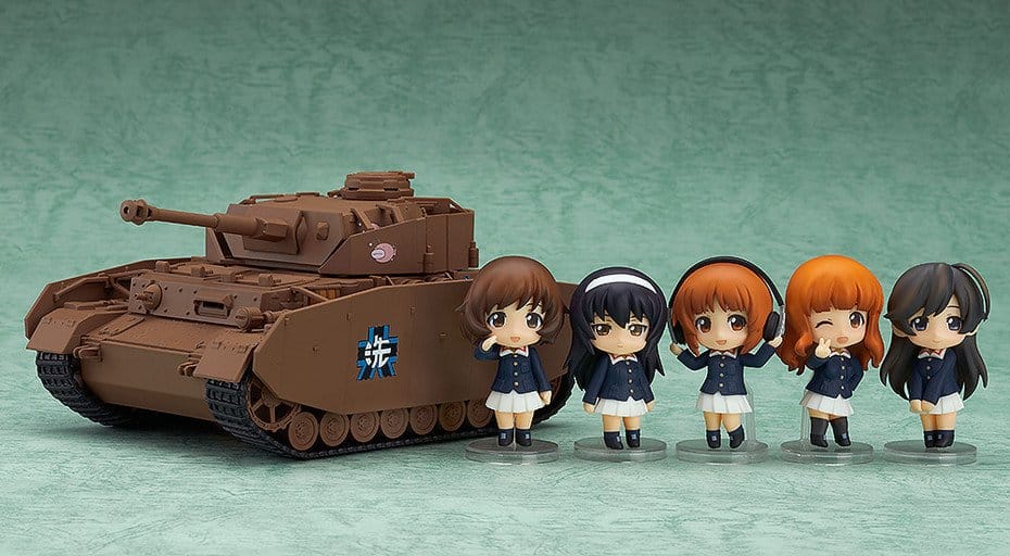 Girls und Panzer das Finale Nendoroid More Veículo Panzer Kampfwagen IV Ausf.D (H Ver.) 8 cm