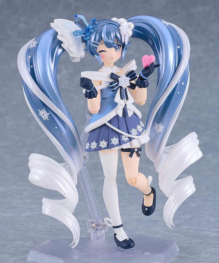 Character Vocal Series 01: Hatsune Miku Figura Figma Snow Miku: Crystal Snow Ver. 13 cm