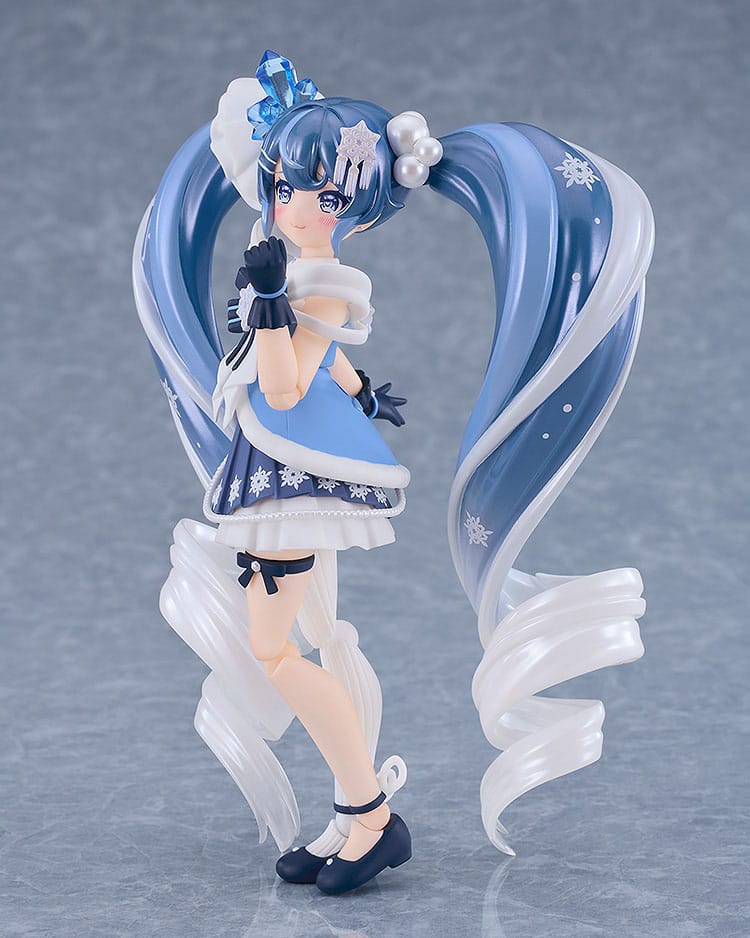 Character Vocal Series 01: Hatsune Miku Figura Figma Snow Miku: Crystal Snow Ver. 13 cm