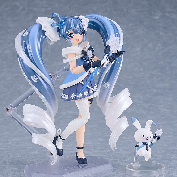 Character Vocal Series 01: Hatsune Miku Figura Figma Snow Miku: Crystal Snow Ver. 13 cm