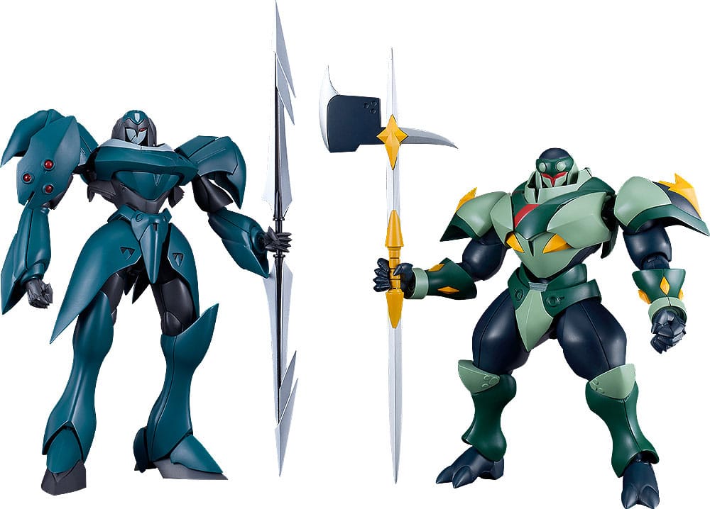 Starknight Tekkaman Blade pack de 2 Maquetas Moderoid Plastic Model Kits Tekkaman Dagger & Tekkaman Axe