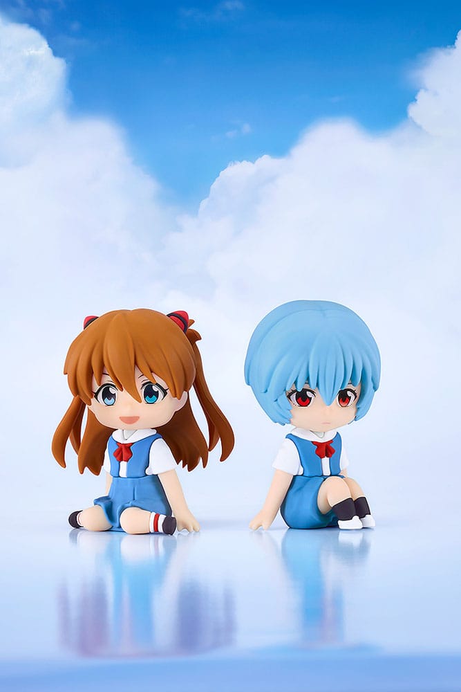 Rebuild of Evangelion Figura mini Rubber Mascot Nendroid Plus Rei Ayanami 8 cm