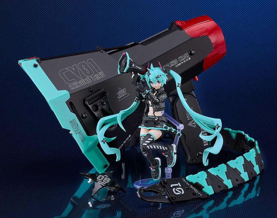 Character Vocal Series 01: Hatsune Miku Maqueta Plamatea Hatsune Miku: Chuocho Tactical Craft Ver. 15 cm