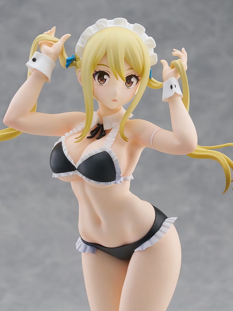 Fairy Tail 100 Years Quest Estatua PVC Pop Up Parade Beach Queens Lucy Heartfilia: Virgo Form Swimsuit Ver. L Size 23 cm
