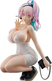 Super Sonico Estatua PVC Pop Up Parade Super Sonico: 15th Mini Dress Ver. L Size 20 cm