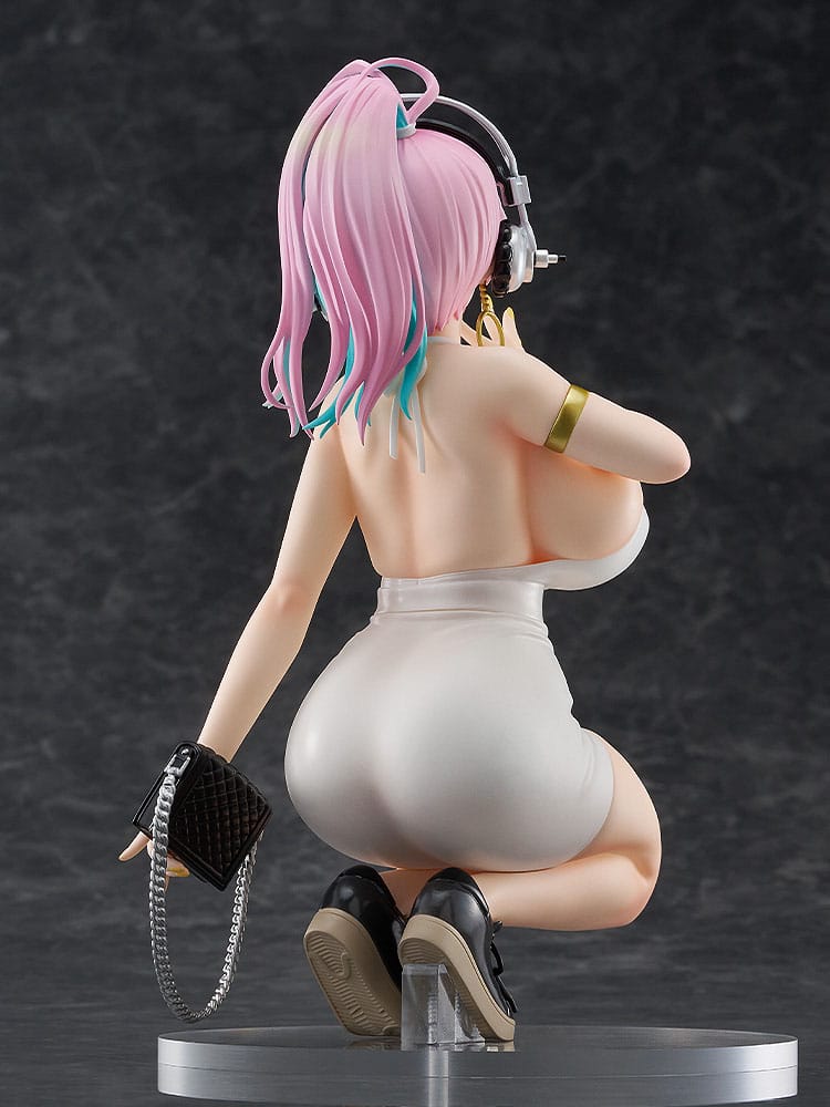 Super Sonico Estatua PVC Pop Up Parade Super Sonico: 15th Mini Dress Ver. L Size 20 cm
