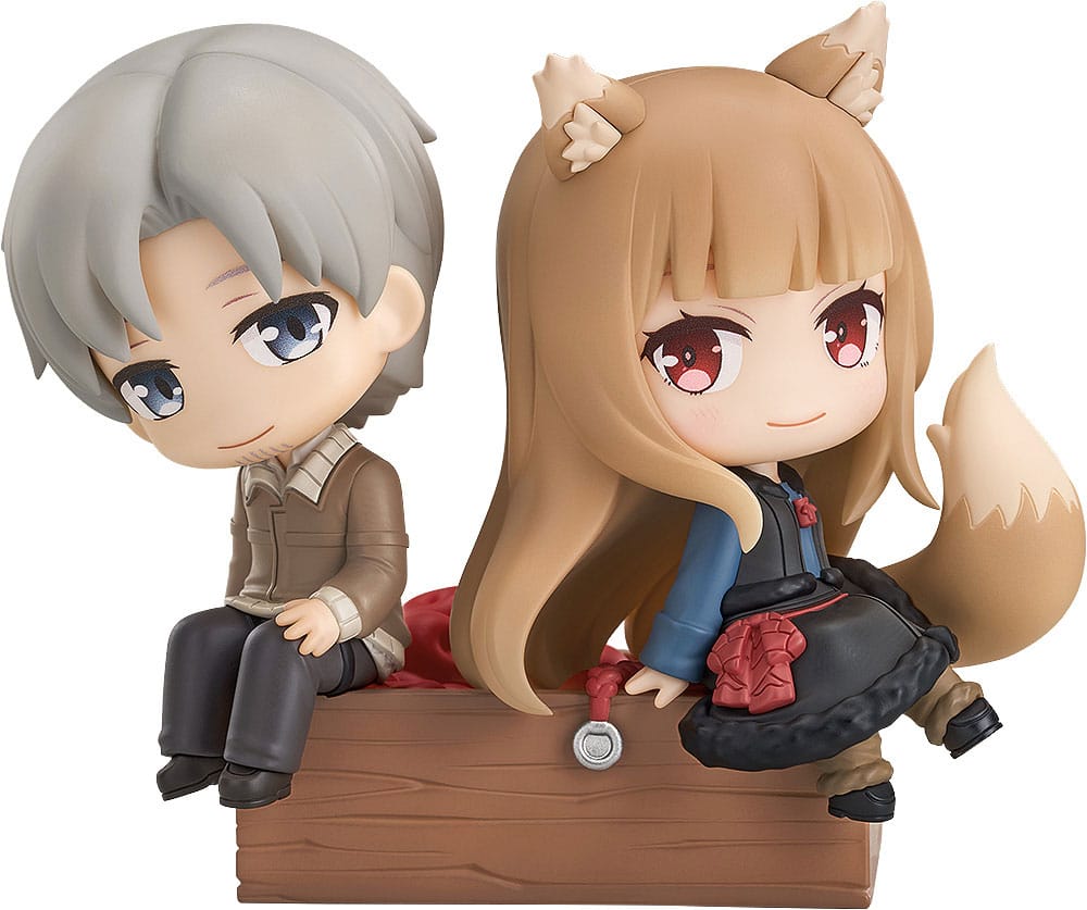 Spice and Wolf: Merchant Meets the Wise Wolf Figura mini Memory mini Lawrence & Holo 8 cm