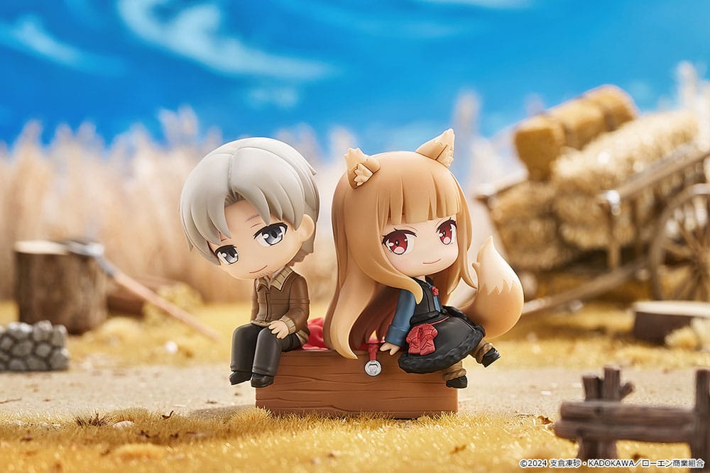 Spice and Wolf: Merchant Meets the Wise Wolf Figura mini Memory mini Lawrence & Holo 8 cm