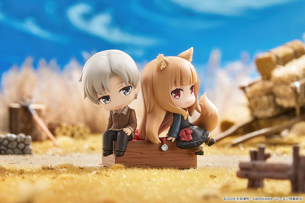 Spice and Wolf: Merchant Meets the Wise Wolf Figura mini Memory mini Lawrence & Holo 8 cm