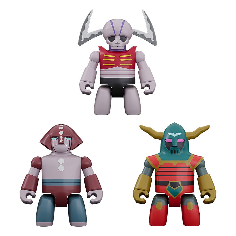 Mazinger Z Figura Brickroid Mechanical Beasts Set 1 5 cm Frikytopia
