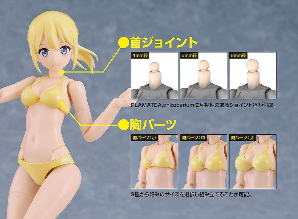 Cutie Honey Nova Maqueta PLAMATEA Muse Body: Ichika Bikini Ver. B Type 15 cm