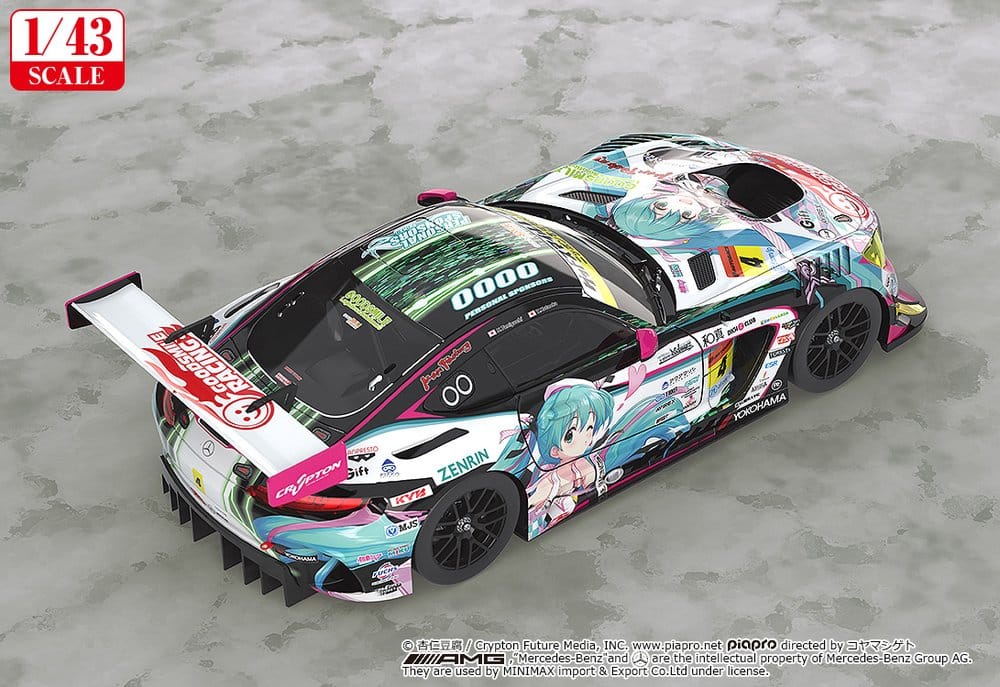 Hatsune Miku GT Project Vehículo 1/43 Good Smile Hatsune Miku AMG 2019 Ver. 11 cm