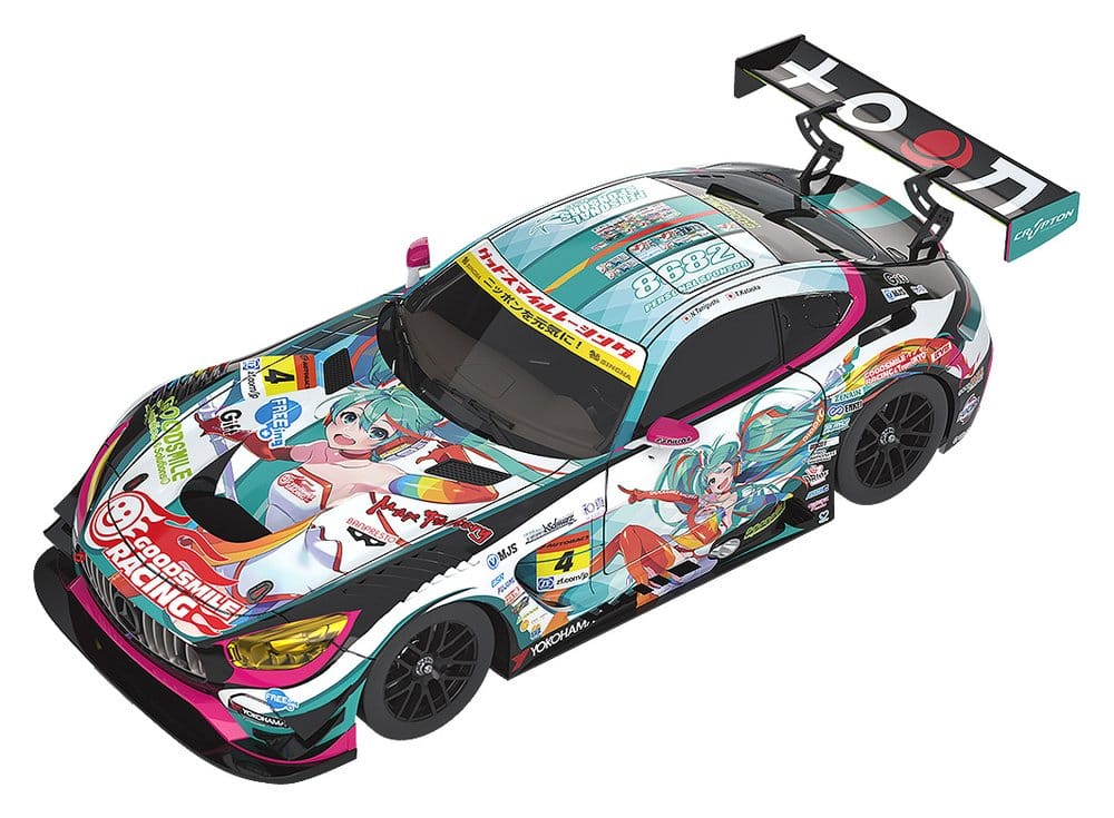 Hatsune Miku GT Project Vehículo 1/64 Good Smile Hatsune Miku AMG 2016 Super GT Ver. 7 cm
