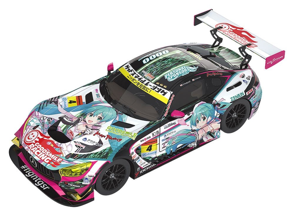Hatsune Miku GT Project Vehículo 1/64 Good Smile Hatsune Miku AMG 2019 SUPER GT Ver. 7 cm Frikytopia
