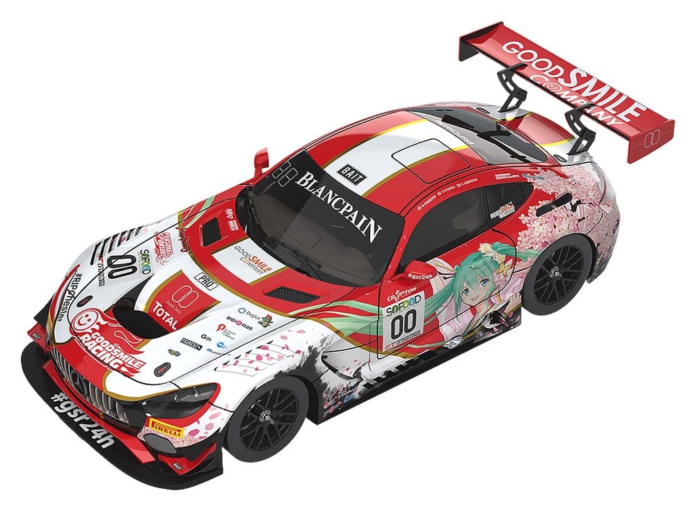 Hatsune Miku GT Project Vehículo 1/18 Good Smile Hatsune Miku AMG 2017 SPA24H Ver. 26 cm