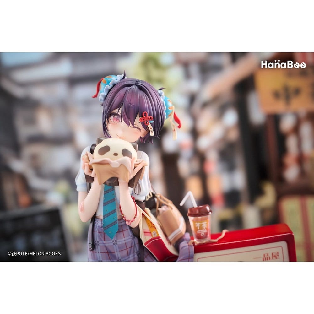 Original Character Figura PVC 1/6 Panda Nikuman-chan Illustrated by Ogipote 26 cm