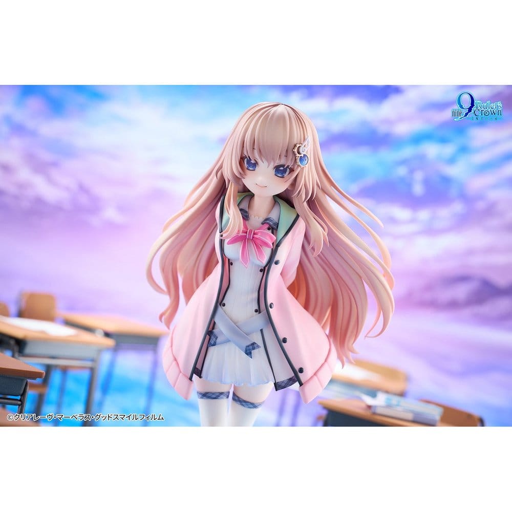 9-nine- Figura PVC 1/6 Ruler's Crown Miyako Kujo Deluxe Edition 25 cm