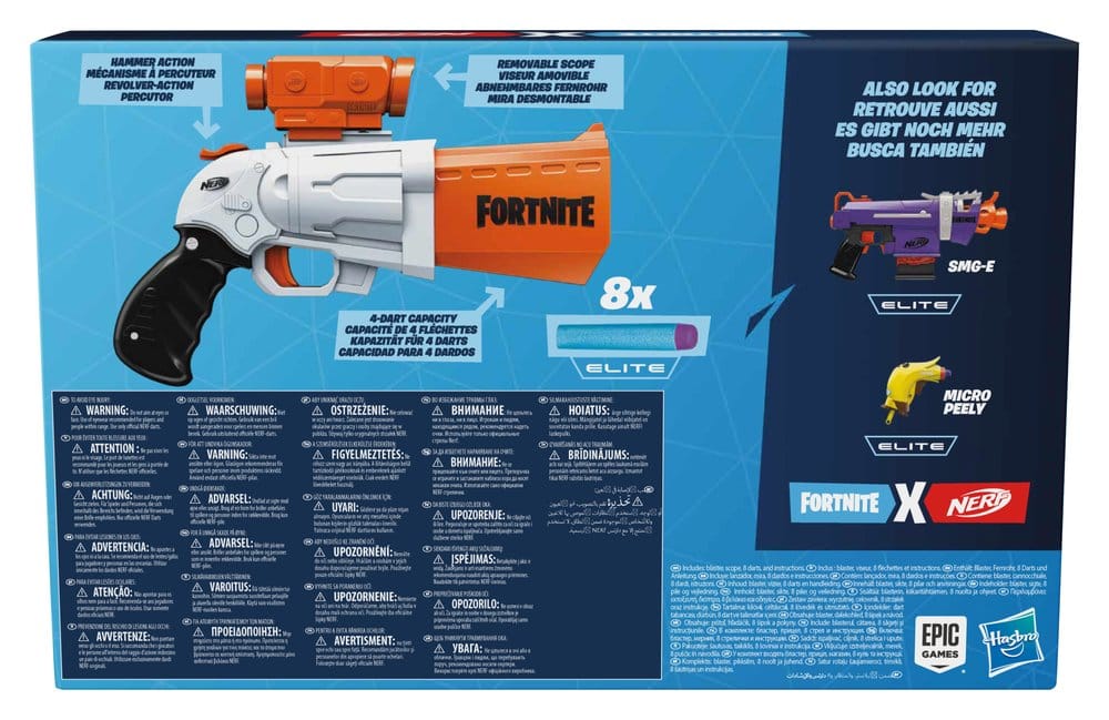 Fortnite NERF Lançador de Dardos SR