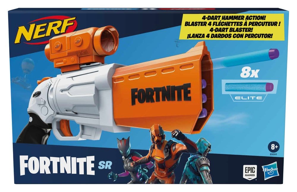Fortnite NERF Lançador de Dardos SR