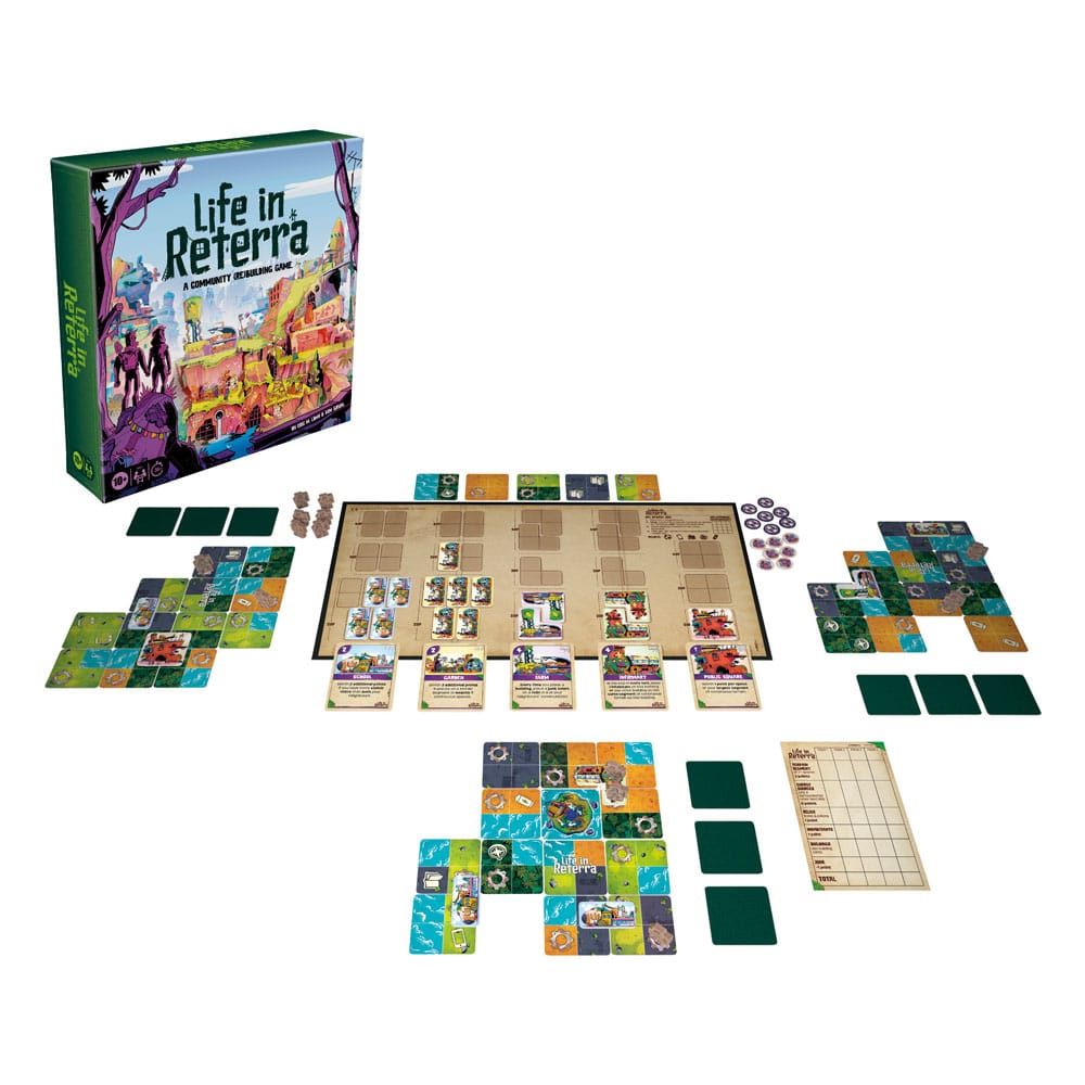 Life in Reterra Jogo de tabuleiro *Edição Inglês*