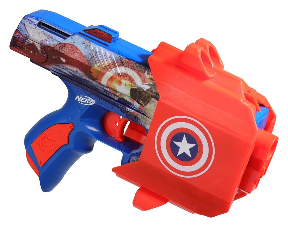 Marvel NERF Lançador de Dardos Captain America