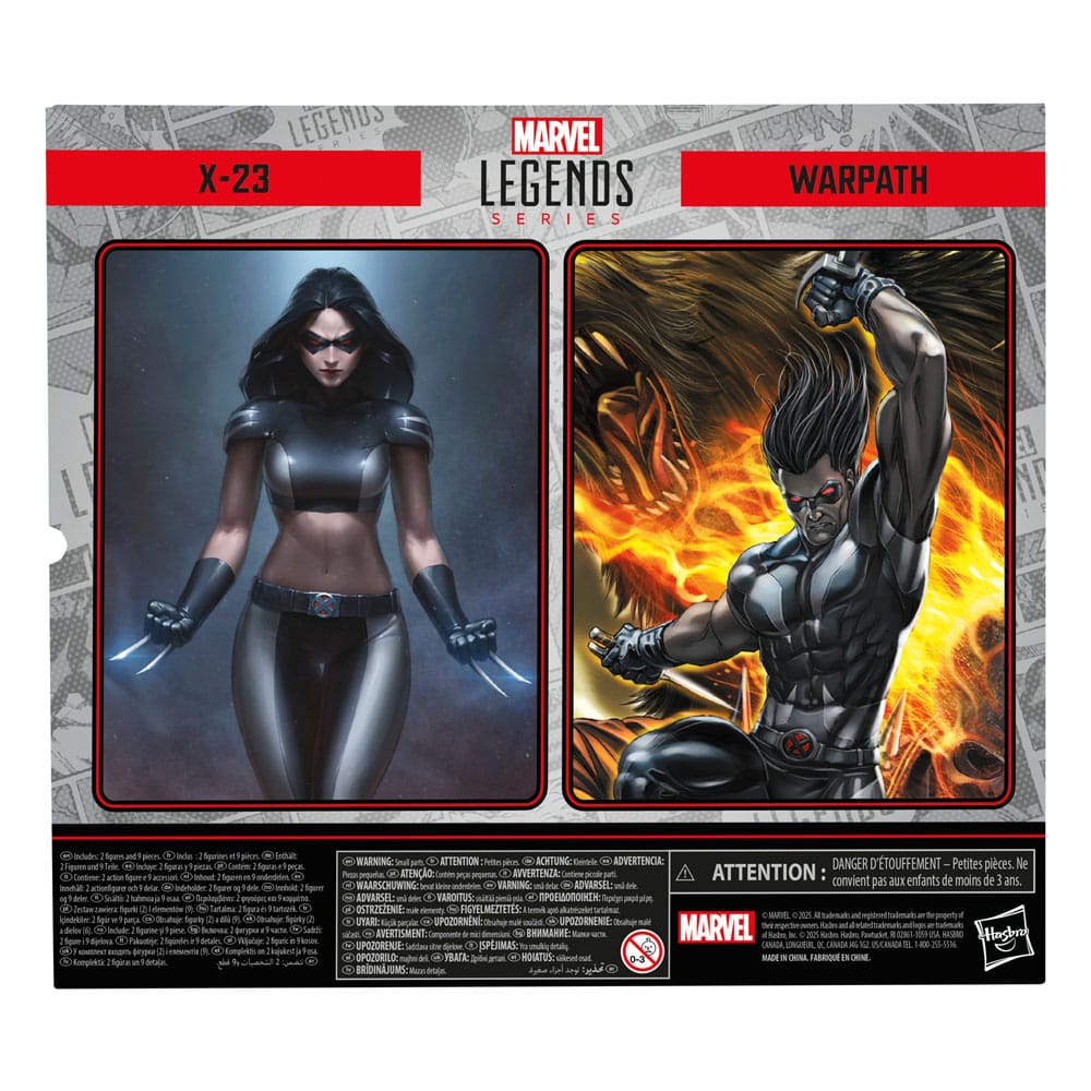 Figura hasbro marvel legends series x foce x - 23 & warpath